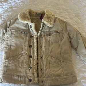 Roxy Girls Cream Sherpa Jacket